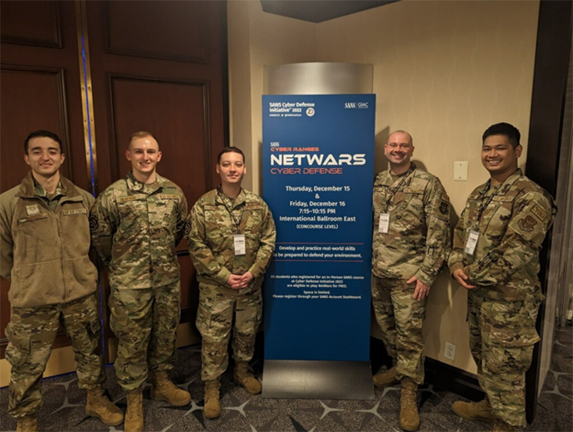 Westover Represents AFRC in its First SANS NetWars Services Cup