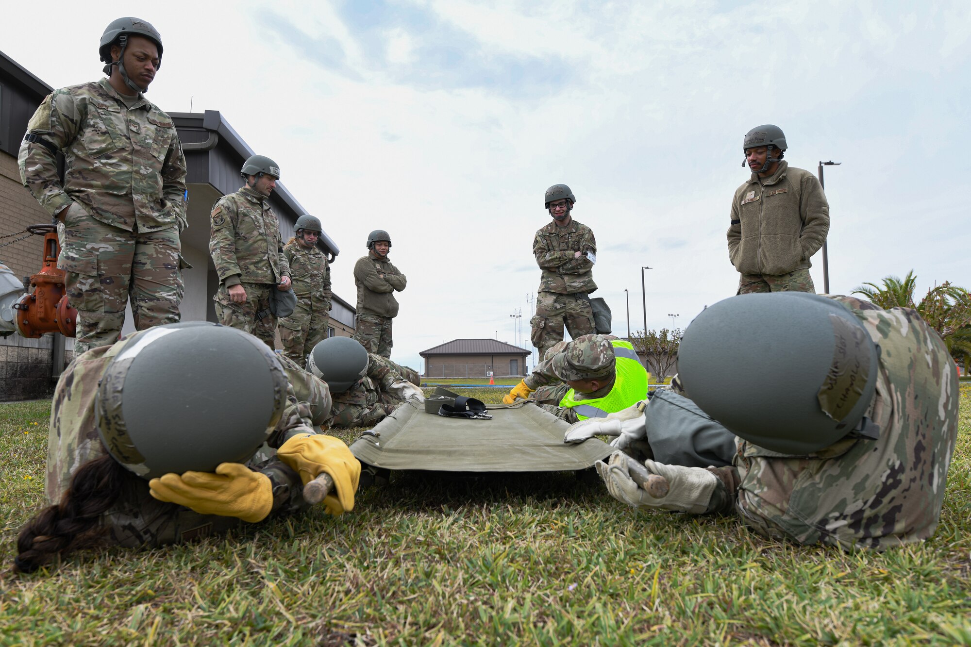 More than 100 Reserve Citizen Airmen assigned to the 910th Airlift Wing participated in Operation Cardinal South, a full-scale readiness exercise, from Nov. 14–18, at the Gulfport Combat Readiness Training Center, Mississippi.