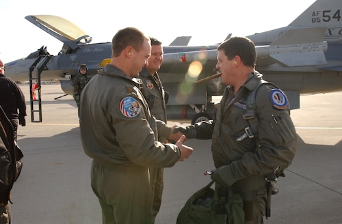Lt. Col. Mike Maier F-16 pilot