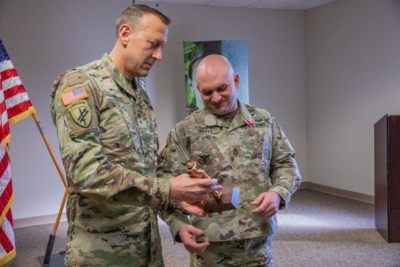 III Armored Corps Soldier honored as top drill sergeant career counselor