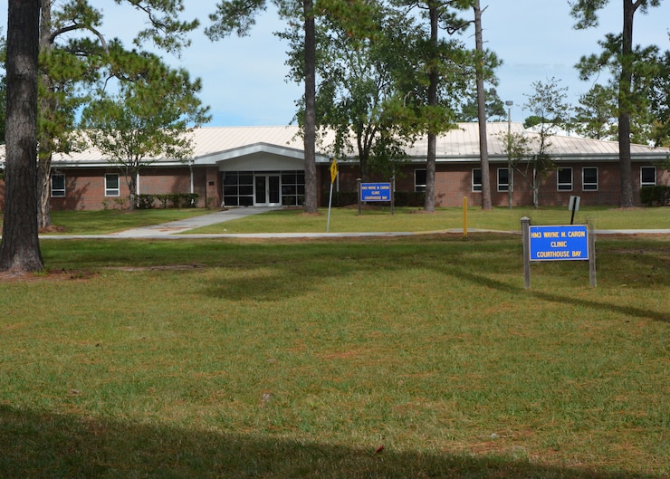 HM3 Wayne Caron Clinic (Courthouse Bay) cares for Marines and Sailors assigned to the clinic aboard Marine Corps Base Camp Lejeune.