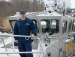 Senior Chief Petty Officer Corbin Ross, officer in charge of Coast Guard Station Annapolis, poses for a photo in Annapolis, Md., Feb. 26, 2015. Ross has been the officer in charge of Station Annapolis since May 2011. (U.S. Coast Guard photo by Petty Officer 3rd Class Jasmine Mieszala)