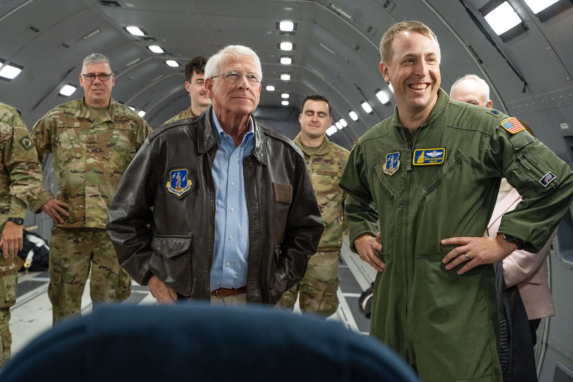 186th Air Refueling Wing hosts state leadership for KC-46 tour.