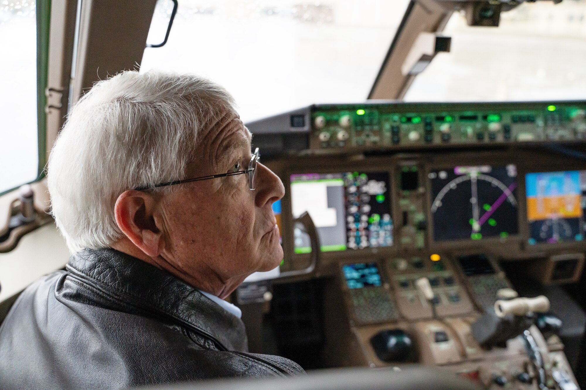 186th Air Refueling Wing hosts state leadership for KC-46 tour.