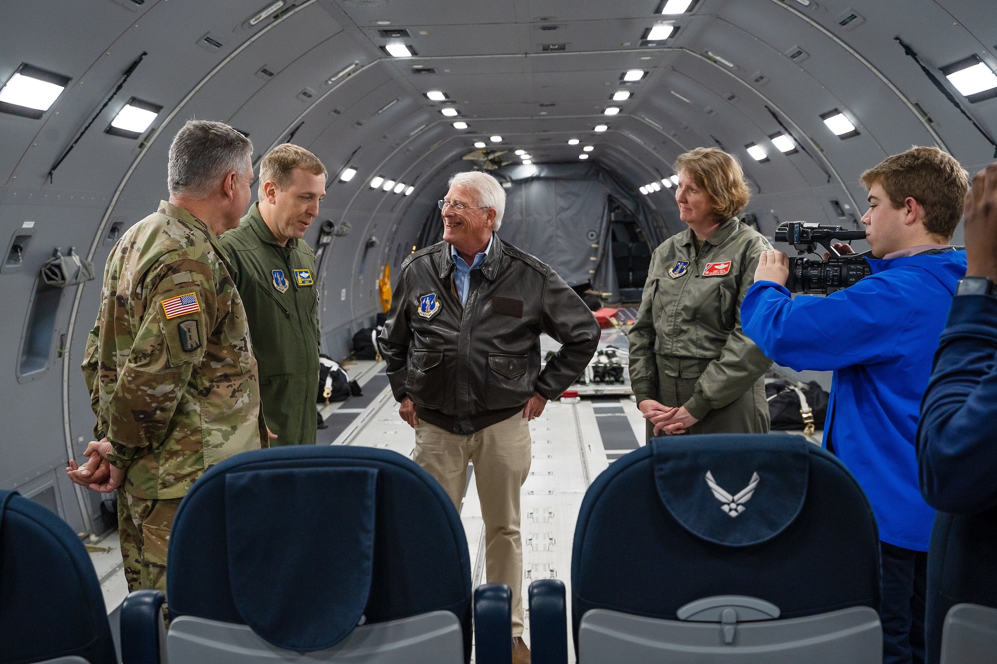 186th Air Refueling Wing hosts state leadership for KC-46 tour.