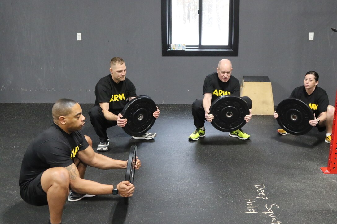 88th RD Soldiers train at Cross Fit gym