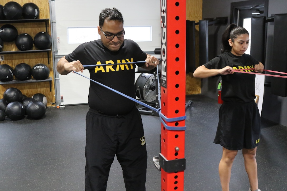 88th RD Soldiers train at Cross Fit gym