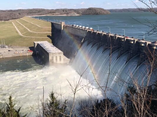 Wolf Creek Dam Russell County, Kentucky, 2019. USACE Photo