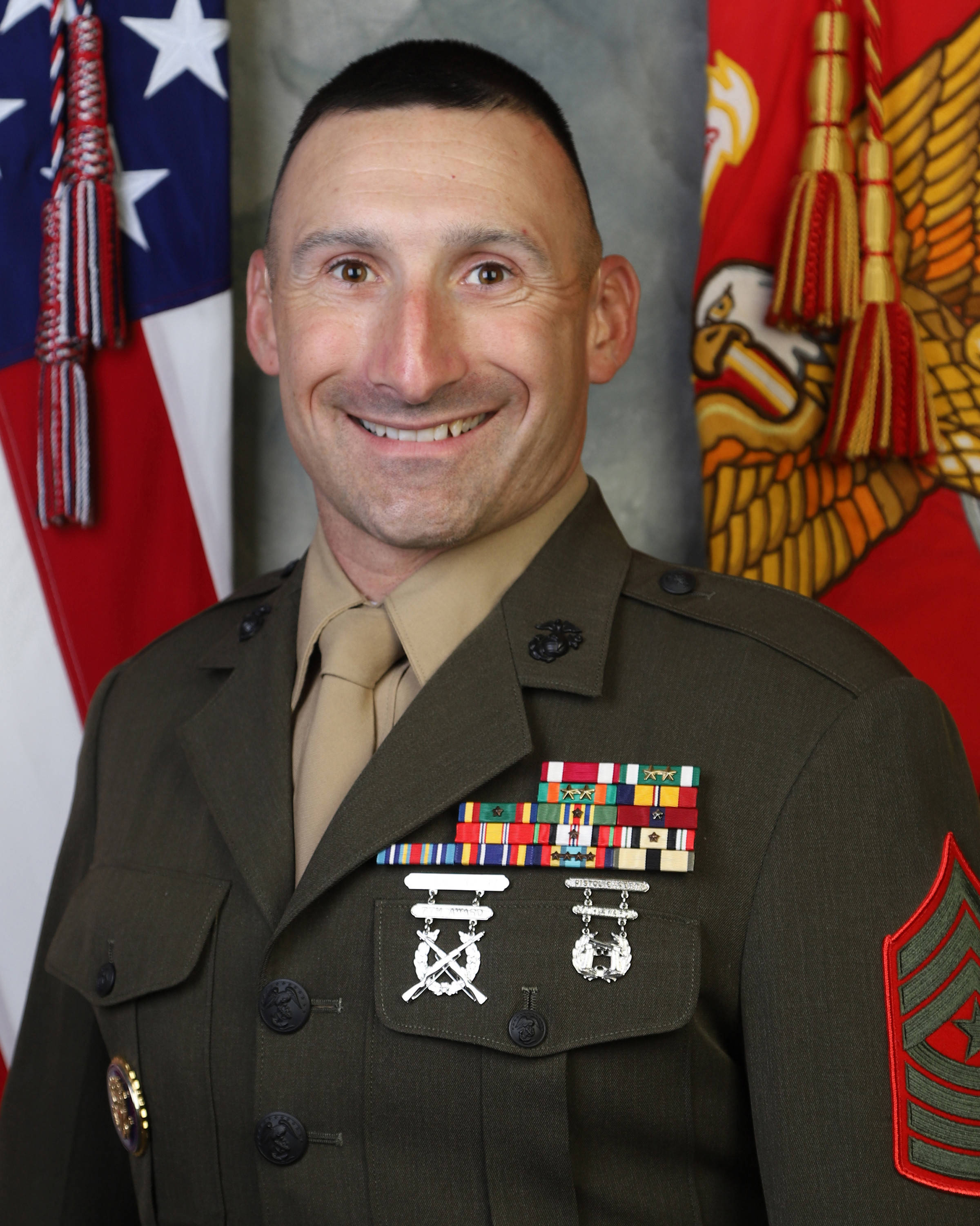 Sergeant major berton d shepard 4th marine corps district biography