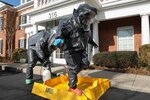 Members of the Tennessee National Guard’s 45th Civil Support Team conduct decontamination procedures during a training proficiency evaluation Jan. 10, 2023, in Murfreesboro. The evaluation was administered by U.S. Army North.