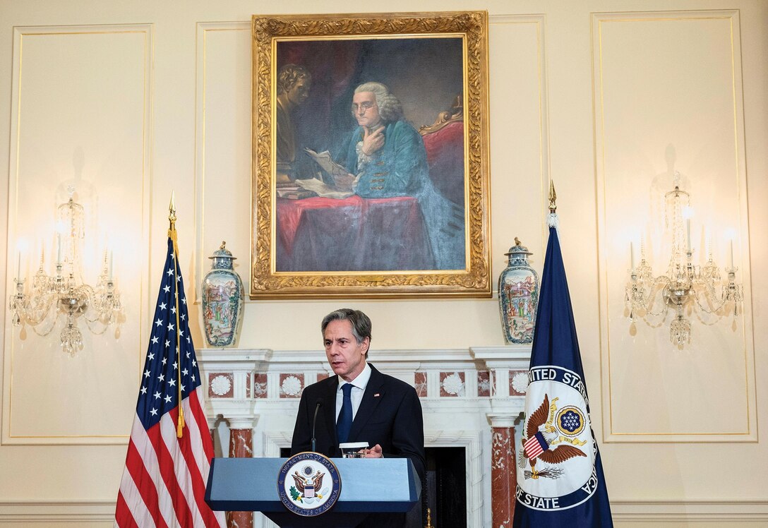 Secretary of State Antony Blinken delivers remarks on Havana Syndrome
