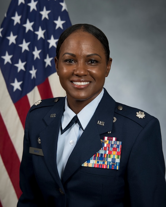 Lt Col Anastasia T. McKoy is the Commander, 42d Operational Medical Readiness Squadron