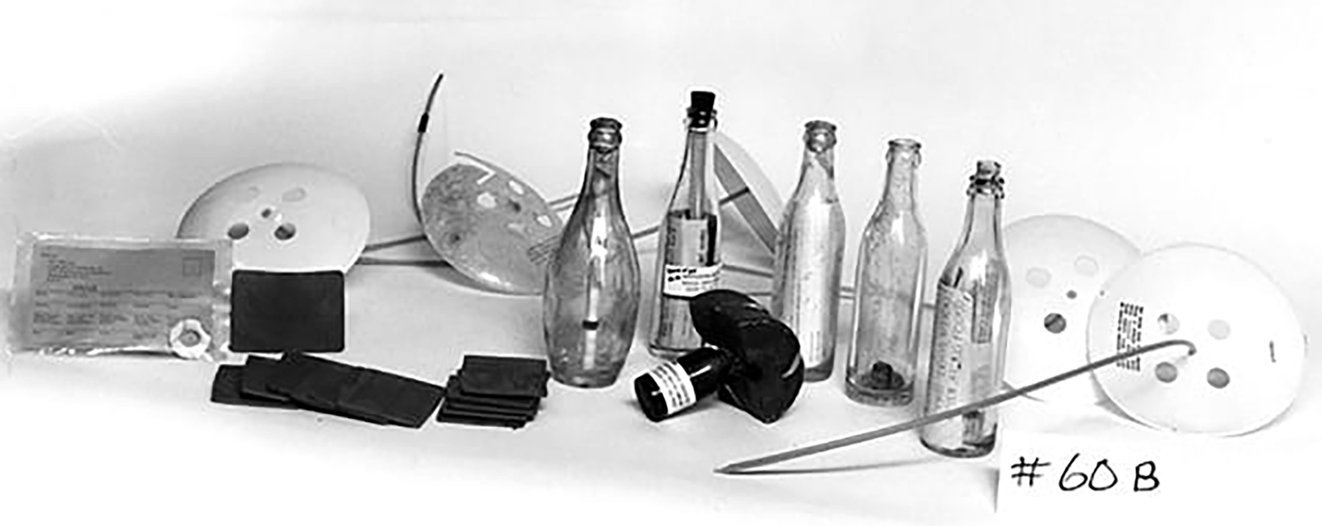 Dean Bumpus (1912-2002) orchestrated a program from 1956 to 1972 to track surface and bottom currents in the western North Atlantic using drift bottles. More than 300,000 drift bottles with return-to-sender notes were released by ships and planes along the U.S. East Coast at various “Point A’s.” About 10 percent were returned, providing Point B’s. Bumpus also deployed more than 75,000 seabed drifters, with a 19 percent return rate. (Photo courtesy of Woods Hole Oceanographic Institute)