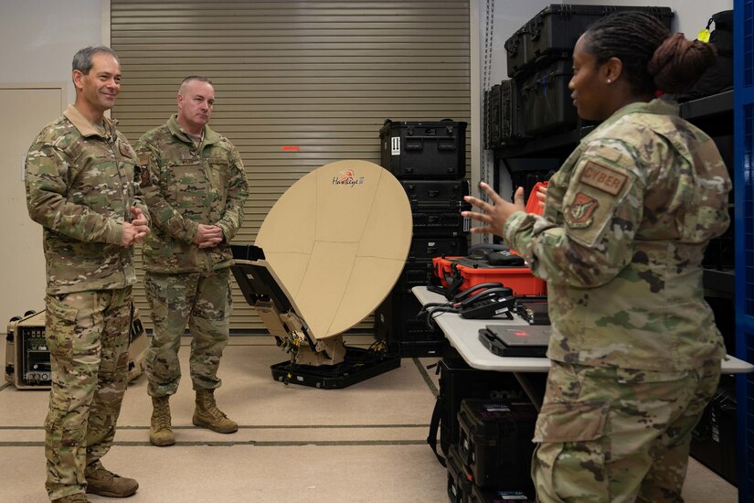 PACAF command team visit JBER