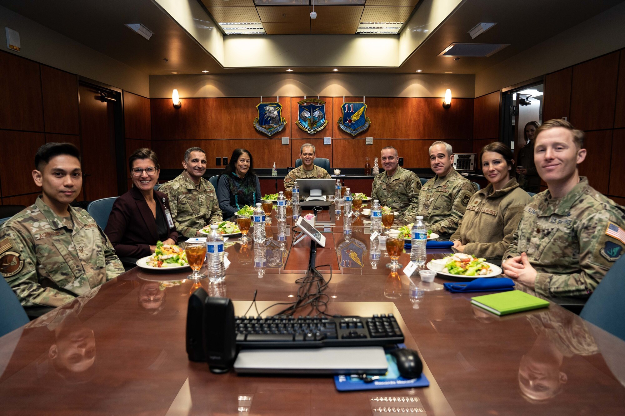PACAF command team visit JBER