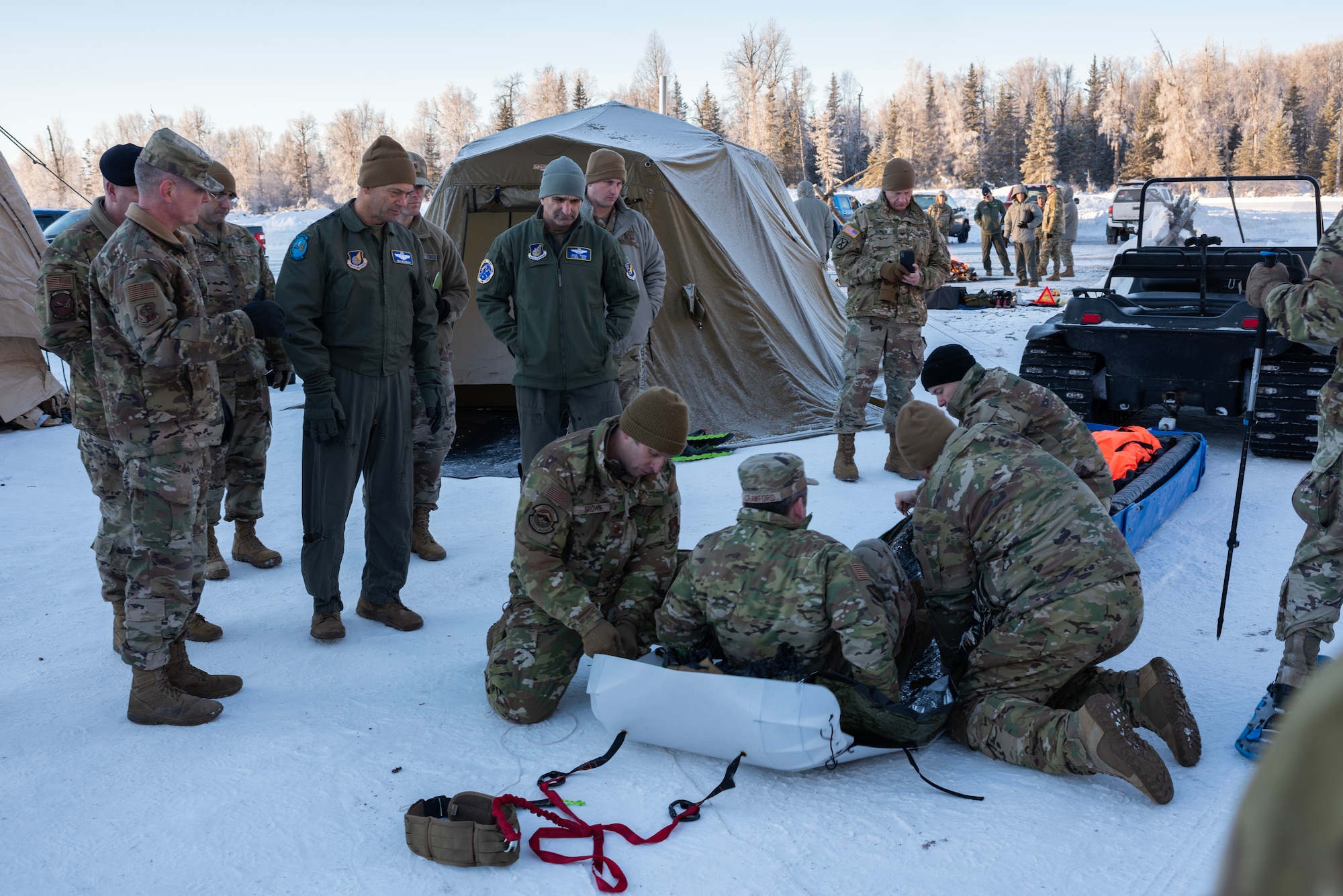 PACAF command team visit JBER