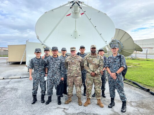 Guardians and JASDF service members