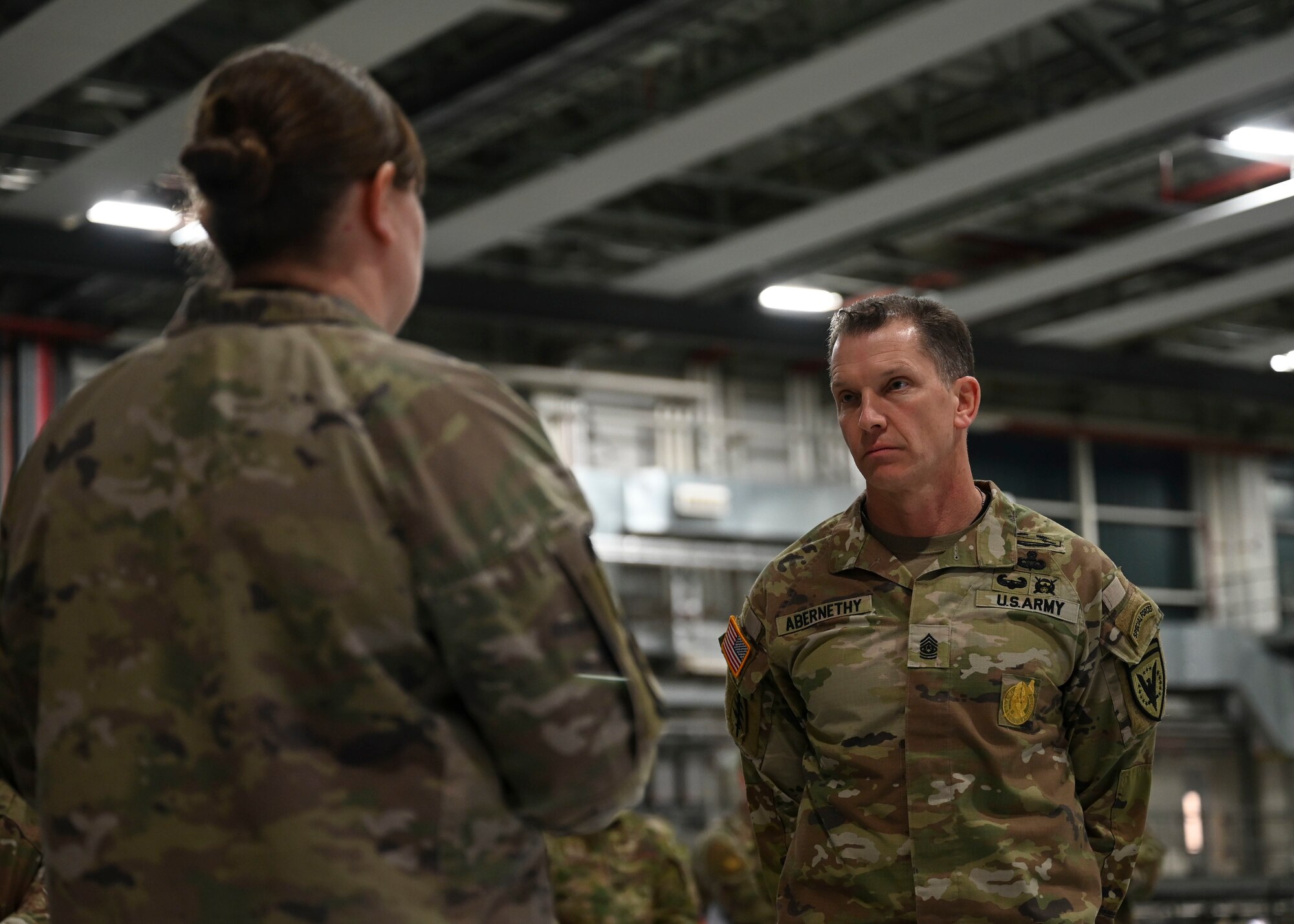 Abernethy was informed on previous 352nd Special Operations Wing training successes in Special Operations Command exercises involving countries all over the European theater.