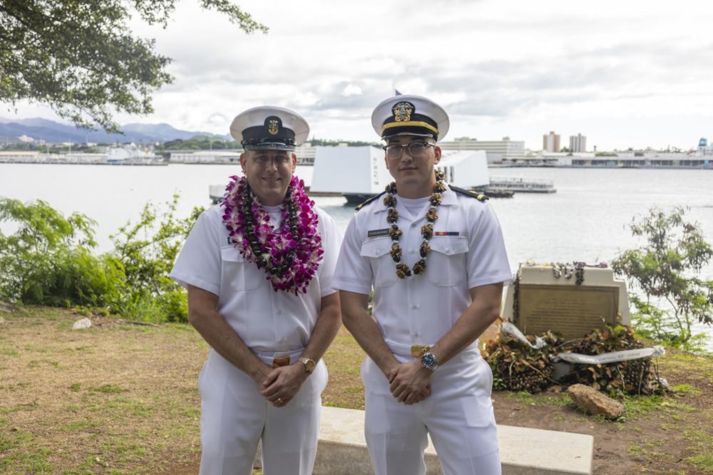 CMDCM Gets Reenlisted by Son, Ensign