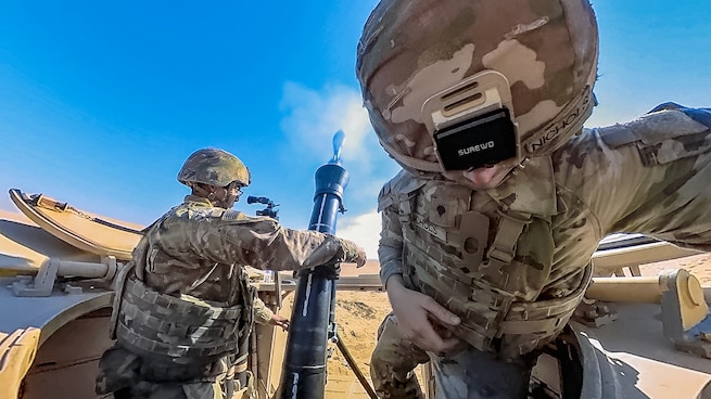 The mortarmen from HHC 2-116th CAB recently had an opportunity to train with the mortarmen from the 118th Infantry Regiment. Building relationships and cross training in the Task Force is what makes Rattler a cohesive team.