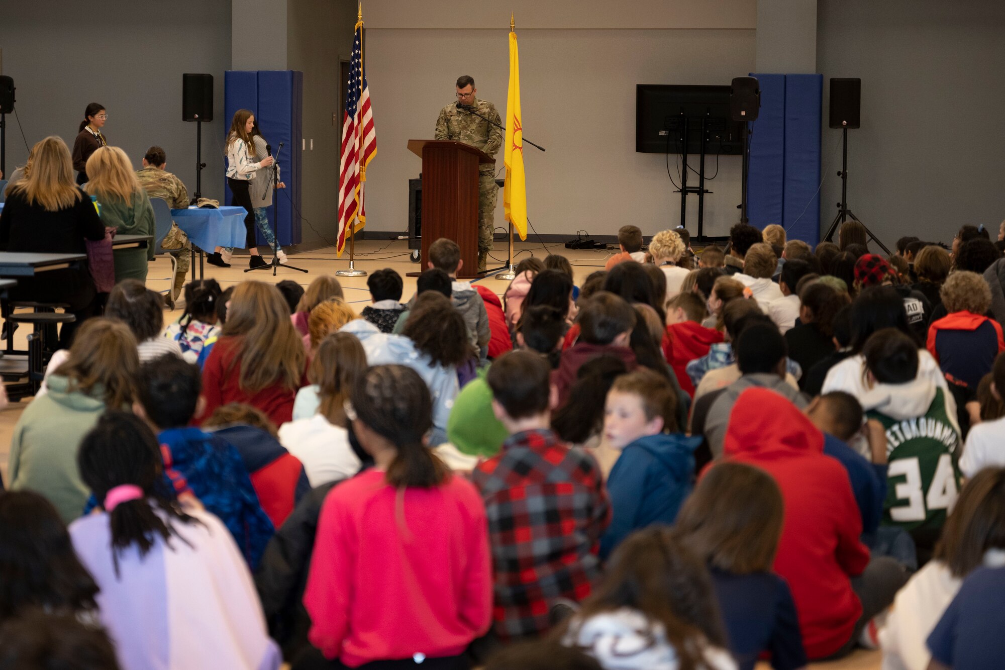 Holloman Elementary School hosts spelling bee