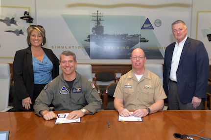 NSWC Crane, NAWC Training Systems Division sign MOA to further technology development in three key areas