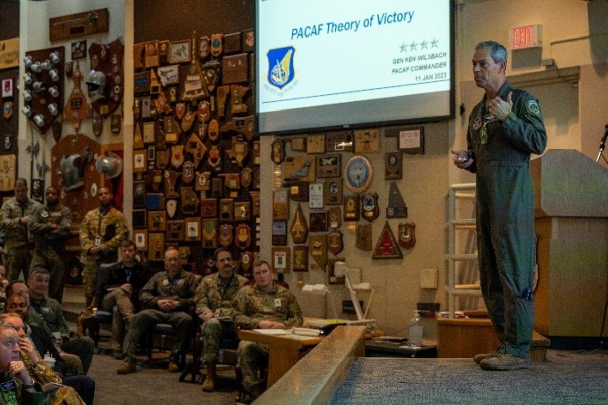 General on stage