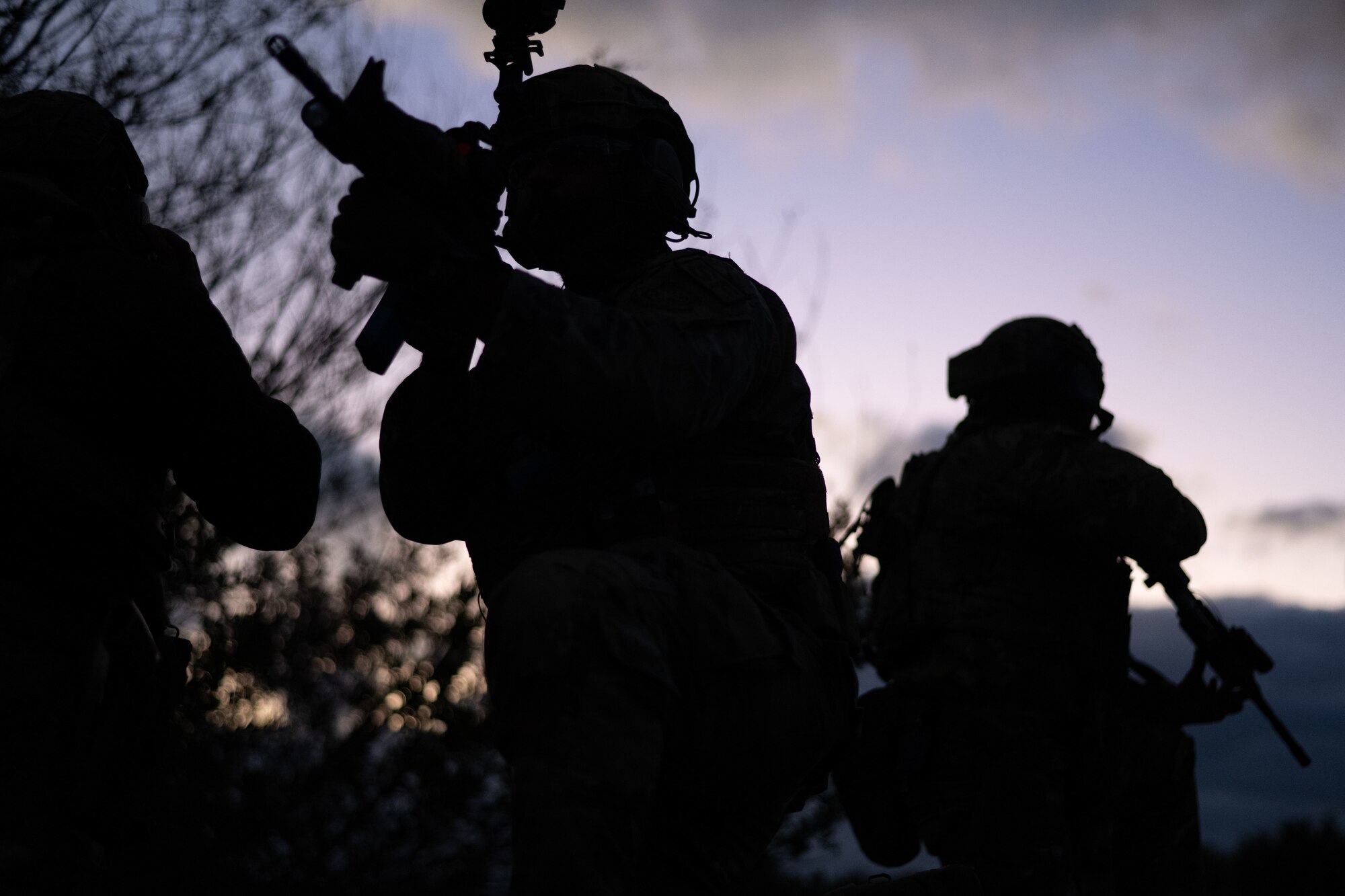 EST Airmen are highly trained and equipped to mitigate special threats which can involve barricaded suspects, hostages and active shooters. (U.S. Air Force photo by Airman 1st Class Zachary Foster)