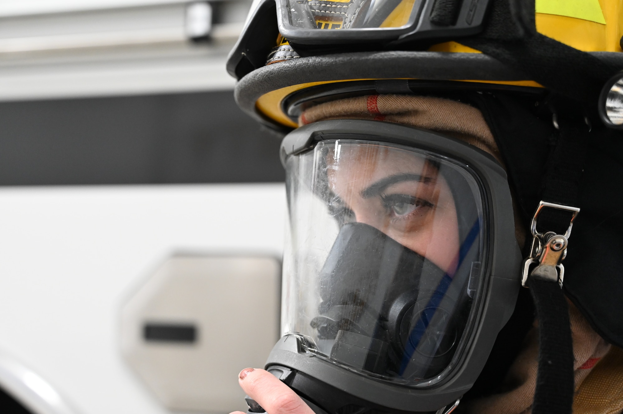 1st Lt. Kaitlyn Lawton, 477th Fighter Group Public Affair officer, is a fire fighter for the Butte Fire Department in the Matanuska-Susitna Borough, Alaska.