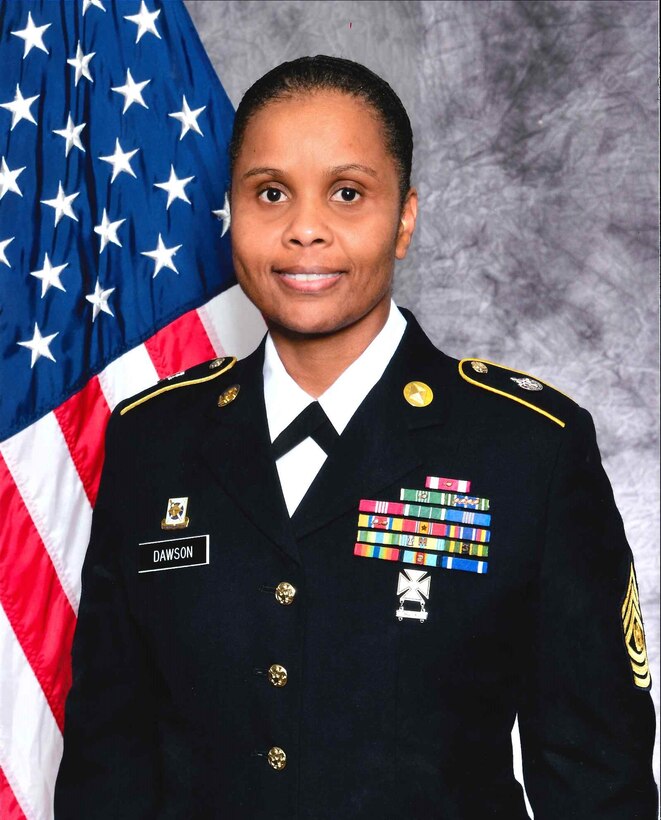 Command Sgt. Maj. Tawanna M. Dawson, Command Sergeant Major, 2nd Psychological Operations Group (Airborne)
