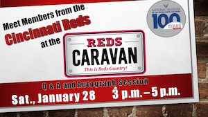 National Museum of the U.S. Air Force visitors will have the opportunity to meet members of the Cincinnati Reds organization on Jan. 28 from 3 p.m. – 5 p.m.