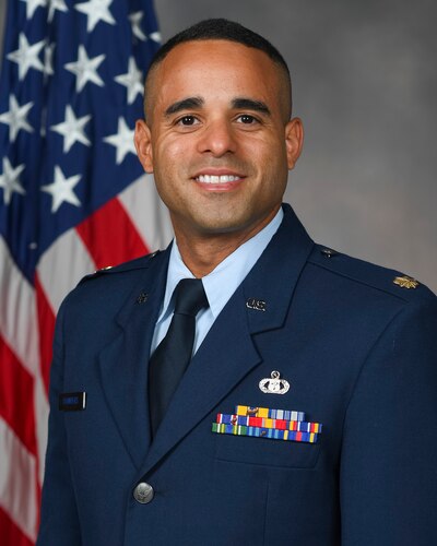 Maj. Peter Saunders, assistant professor of atmospheric science at the Air Force Institute of Technology, is Air Education and Training Command’s Weather Field Grade Officer of the Year for 2022. (Contributed photo)