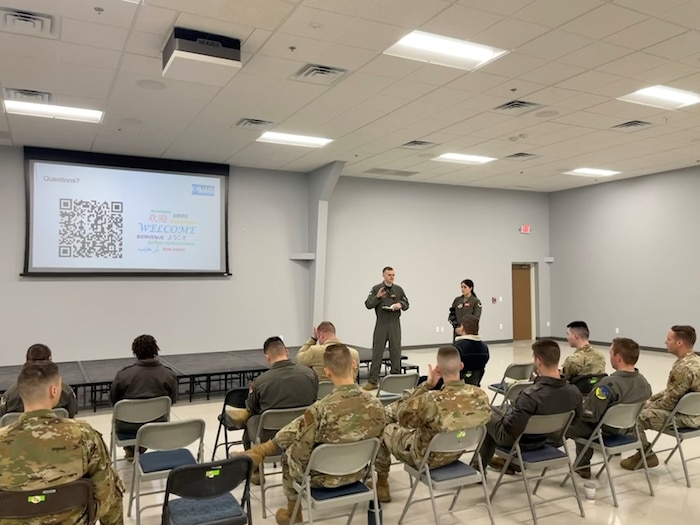 The Nellis/Creech Air Force Base LEAP Chapter hosted its monthly meeting with chapter members.