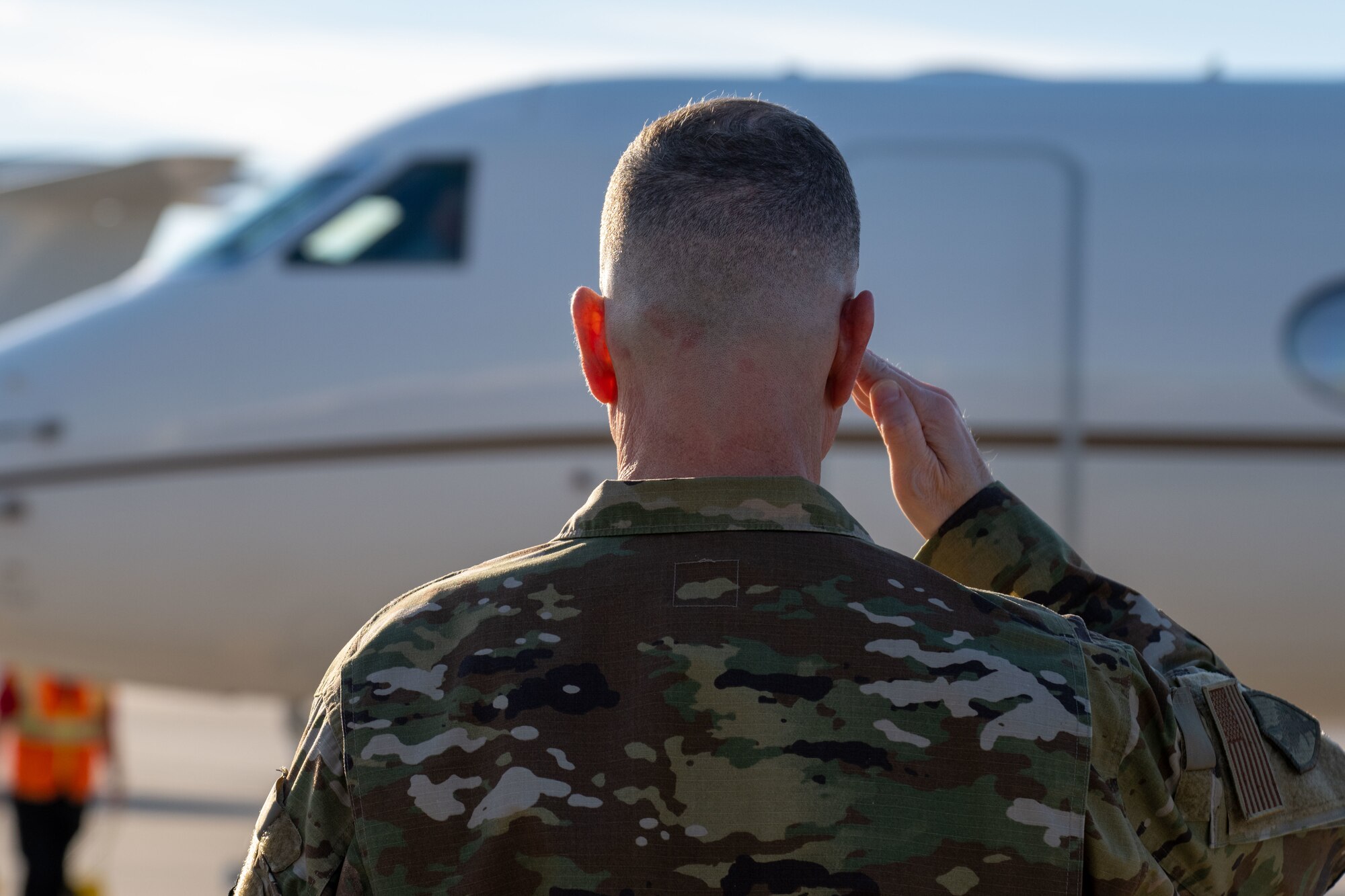 Kendall engaged with Airmen and toured the installation and its units including U.S. Central Command, U.S. Special Operations Command and the 6th Air Refueling Wing. (U.S. Air Force photo by Airman 1st Class Zachary Foster)