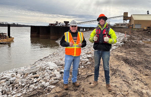 A Memphis District Project Delivery Team recently completed a $5.3M Bipartisan Infrastructure Law (BIL)-funded revetment project in Bauxippi-Wyanoke, Arkansas.