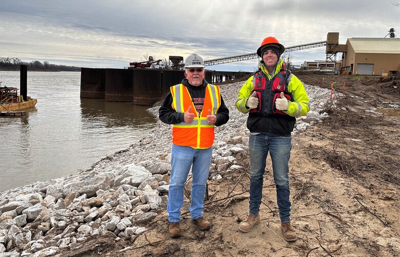 A Memphis District Project Delivery Team recently completed a $5.3M Bipartisan Infrastructure Law (BIL)-funded revetment project in Bauxippi-Wyanoke, Arkansas.