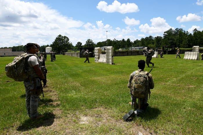 Men in field