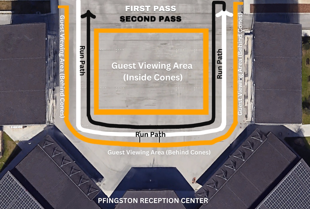 Airman's Run Map Graphic