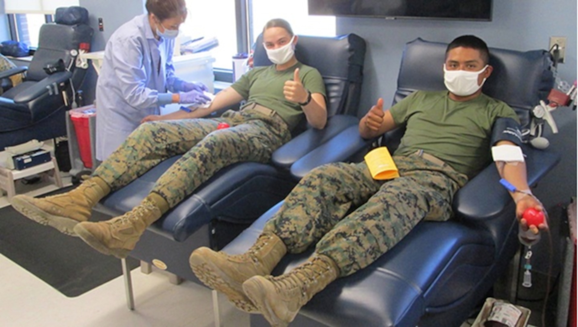 When a disaster strikes, blood is needed immediately, there is no time to wait for donations. Donate today, to prepare for tomorrow. Find where you can donate blood through the Armed Services Blood Program. One donation can save up to three lives. (Courtesy Photo by ASBP)