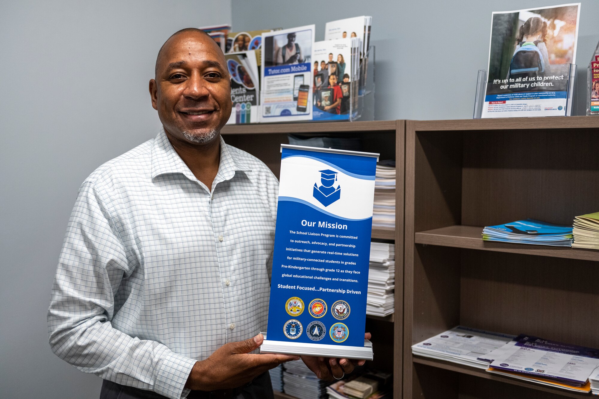 School liaison poses for a photo.