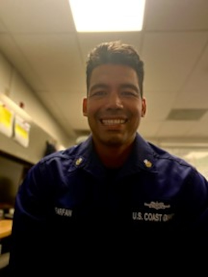 Petty Officer 1st Class Giancarlo Farfan is part of the inaugural class to have received the Naval Studies Certificate at a virtual ceremony Jan. 13. (Photo by Alexander Gamble United States Naval Community College.)