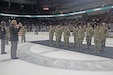 Maj. Gen. Baker re-enlists Reserve Soldiers at Iowa Wild game