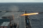 USS America Conducts Missile Launch