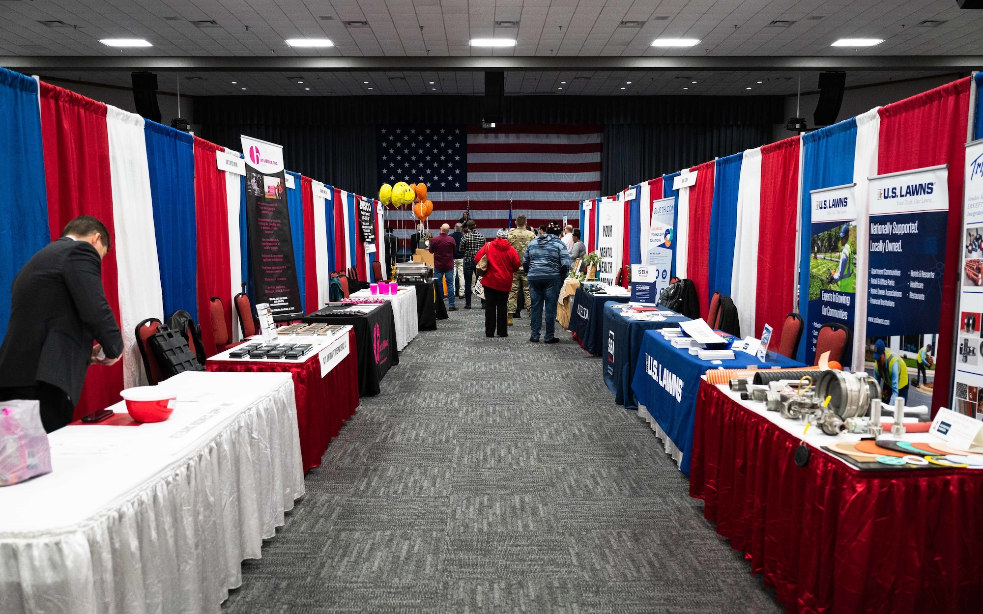 The event gave Airmen an opportunity to interact with local businesses that provide services and supplies to Barksdale.