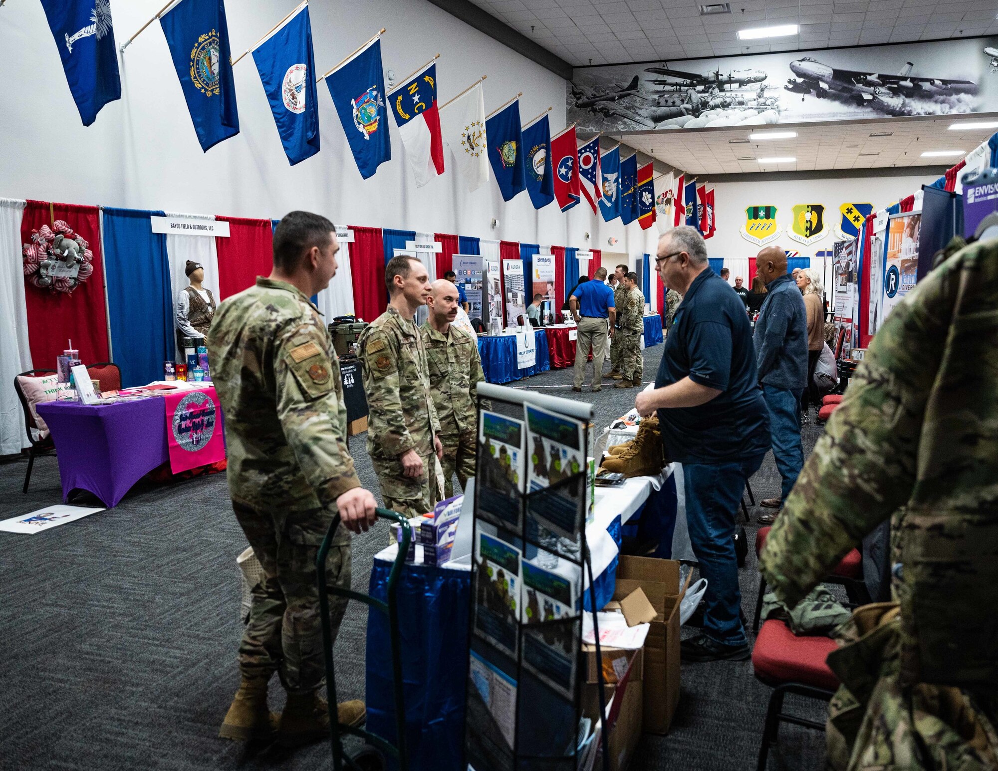The event gave Airmen an opportunity to interact with local businesses that provide services and supplies to Barksdale.