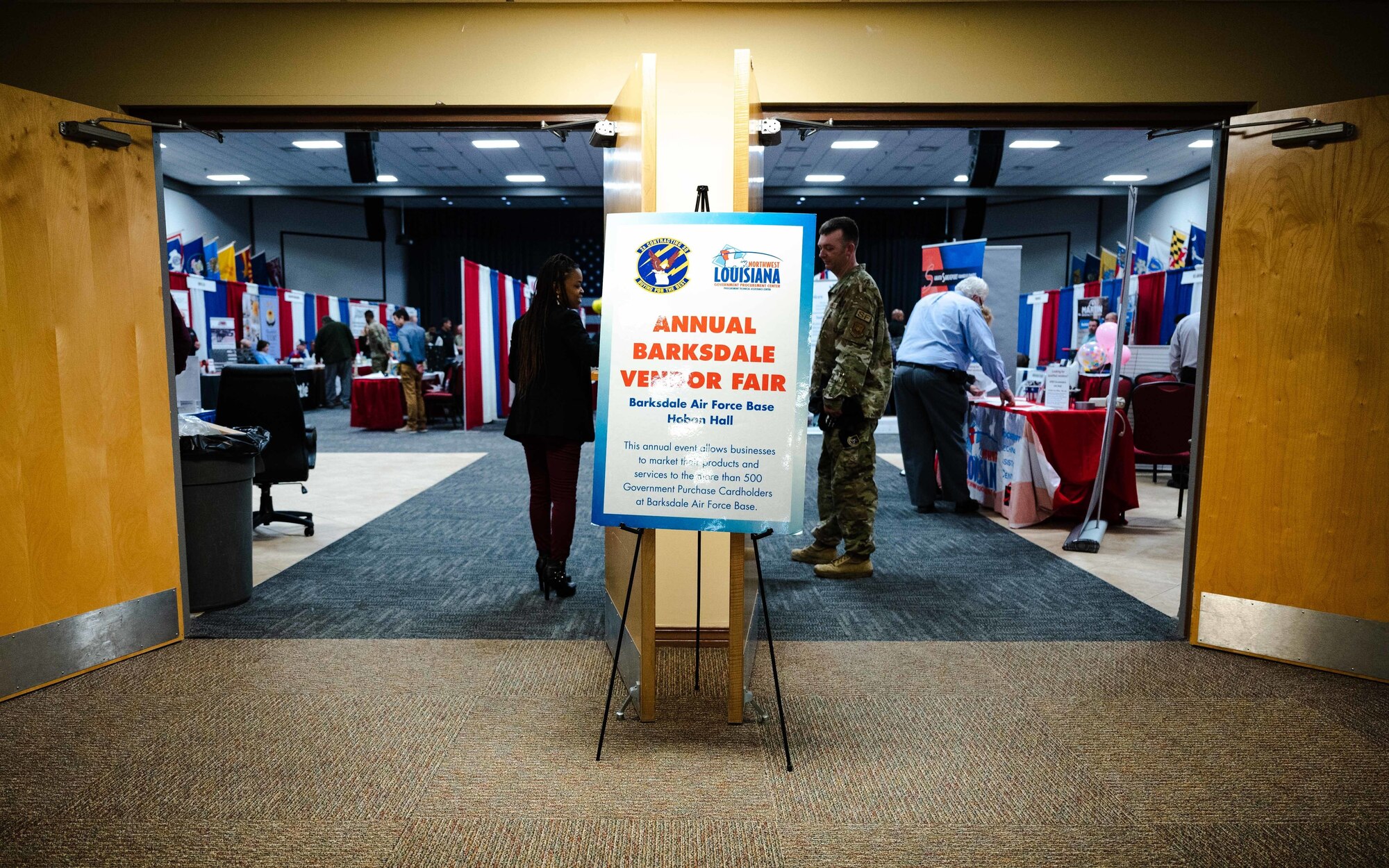 The event gave Airmen an opportunity to interact with local businesses that provide services and supplies to Barksdale.