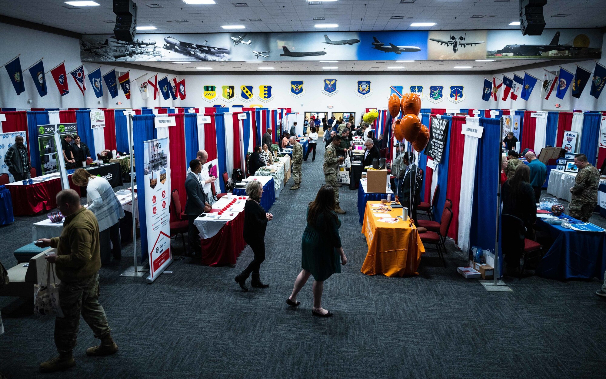 The event gave Airmen an opportunity to interact with local businesses that provide services and supplies to Barksdale.