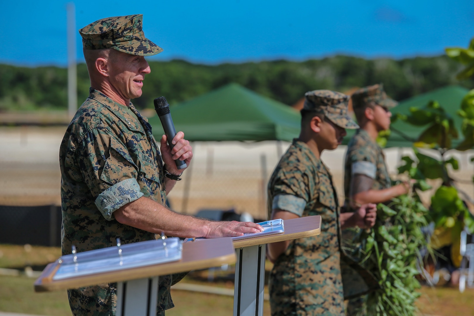 Marine Corps Base Camp Blaz Holds Ribbon Cutting Ceremony for Sabånan Fadang Memorial