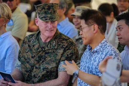 Marine Corps Base Camp Blaz Holds Ribbon Cutting Ceremony for Sab&aring;nan Fadang Memorial