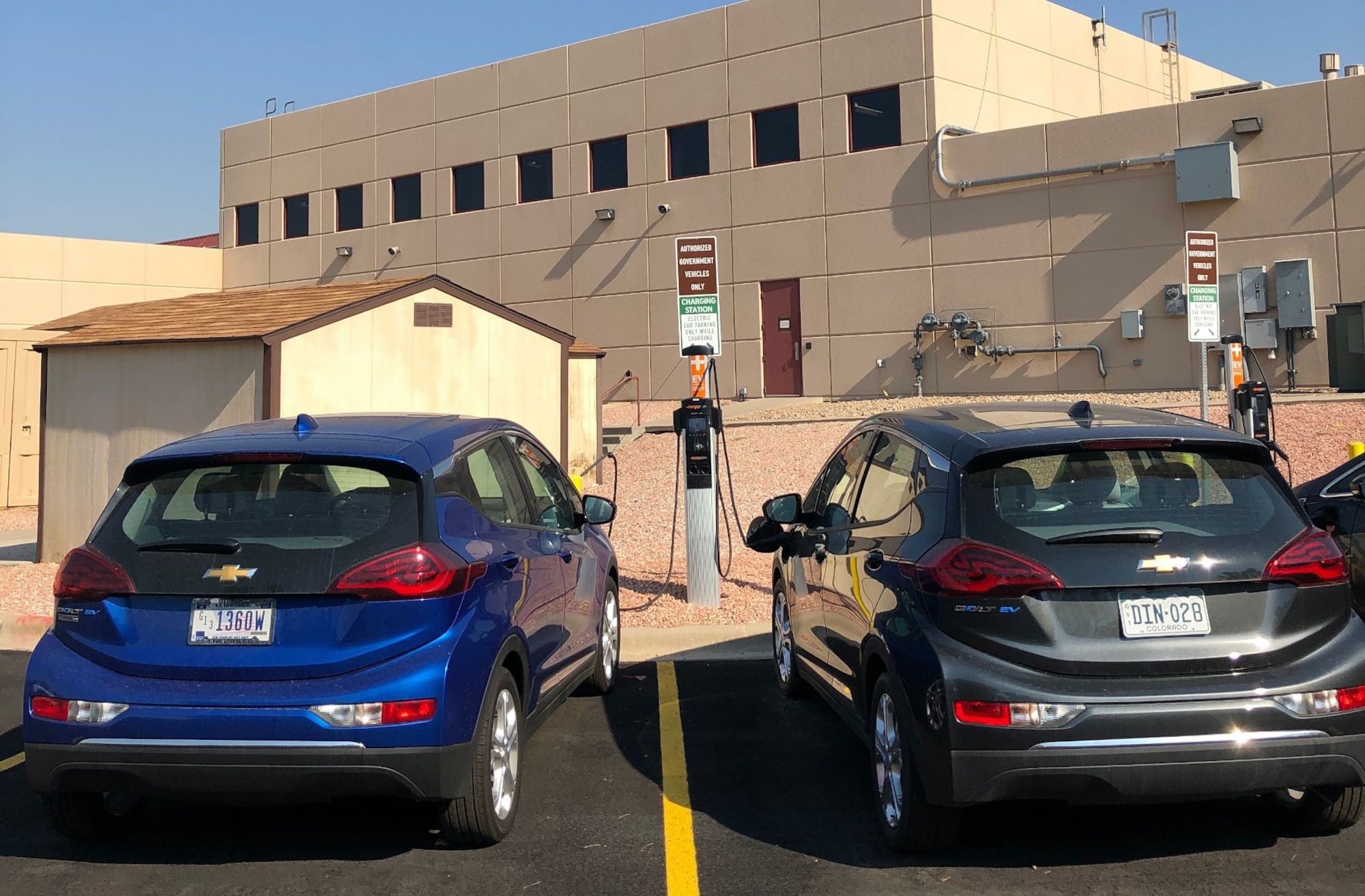 As part of the National Guard’s larger initiative to replace its non-tactical vehicle fleet with hybrid or electric vehicles, the Colorado Army National Guard’s environmental quality program helped the COARNG replace five of its non-tactical fleet with electric vehicles and one plug-in hybrid from 2019-2020, reducing gas and maintenance costs by $2,000 per vehicle.